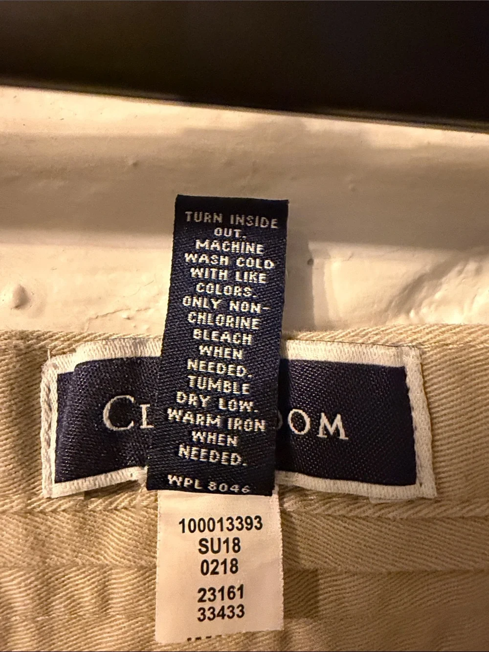 Club Room khaki flat